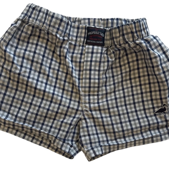 Properly Tied Plaid Boxers 3t - Picture 1 of 3